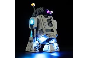 BRIKSMAX Kit de iluminación LED para Lego Star Wars R2-D2 - Compatible con Lego 75379 Building Blocks Model- No incluir el Conjunto de Lego