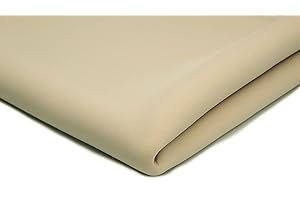 ORIENT FASHION Scuba Schiuma, Maglia spessa e leggera, neoprene 50 x 150 cm (Sabbia beige)