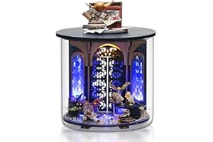 Cuteefun DIY Miniatur Haus Puppenhaus Kit, DIY Holz Traum Flasche Kit mit Staubabdeckung, Handgemachte Handwerk für Erwachsene, Skala Kreative Raum, Geschenk, Weihnachtsfeier (Magisches Tor)