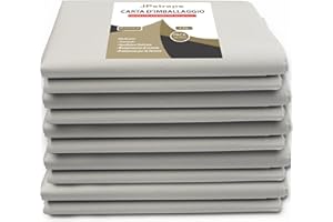 JPstraps – Carta Imballaggio per traslochi - 6 kg - 80 g/m² - per avvolgere, ideale per proteggere oggetti delicati, artigianato, riempire o trapuntare scatole (250pz / 60cm x 50cm)