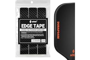 Srikel Pickleball Edge Guard Tape – Pickle Ball Paddle Edge Protection Tape 3 Pack, Paddle Head Edge Guard for 12MM to 20MM Rackets, Fits Perfectly Curved Edge, Easy Application, No Wrinkling