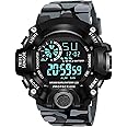 ON TIME OCTUS Digital Sports Multi-Functional Boy's and Men's Watch DIGI-022 (Black Dial Multicolour Strap)
