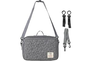 MANDARINMELON Kleine Tasche für Kinderwagen, Buggy mit Mutterschaftsfunktion, Organizer für Kinderwagen und Kinderwagen, Mehrzwecktasche für Krankenhaus, Mutterschaft, Stuhl