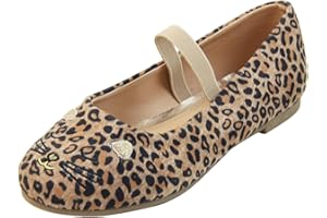 Skyrocket Girls Kids Glitter Kitty Wedding Party Ballet Ballerina Shoes