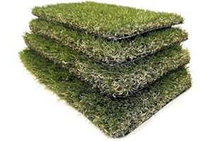 Yelloo - Erba Sintetica per Esterno (Kit Campione) Prato Sintetico da Esterno Drenante, Tappeto Erba Sintetica per Esterno, Erba Finta, Rotolo Erba Sintetica Erba Artificiale per Giardino Calpestabile