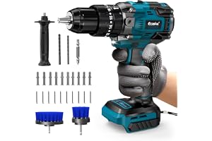 Ecarke 90 Nm borrskruvdragare kompatibel med Makita 18 V batteri