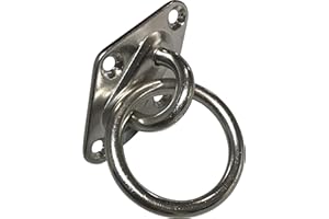 ‎ARBO-INOX ARBO-INOX® - Augplatte - mit Ring - Edelstahl - 65 x 40 mm - poliert - rautenform