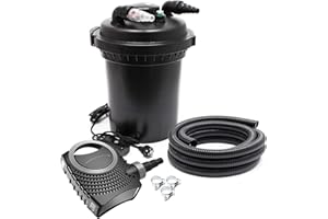 SunSun Set filtrante per laghetto CPF-500 fino a 30000l UVC 11W Pompa NEO6000 Tubo