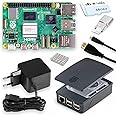 Raspberry Pi 5 8 GB Starter Kit, Black, 27 W USB-C Power Supply, Case with Fan, 64 GB Edition, 4K Micro HDMI Cable, 1 m, Raspberry Pi 5, 8 GB RAM