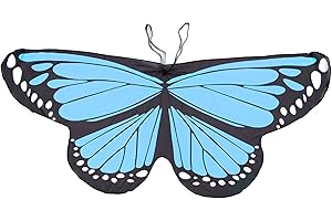 CISMARK Kinder Monarch Schmetterling Flügel Kostüm für Halloween Party One Size(3-16T)