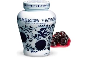 COLICHEF Cerises Amarena Fabbri - Pot traditionnel 600 g. - La référence des cerises Amarena en Italie depuis 1915. l'ingrédient parfait pour sublimer toutes les préparations sucrées et salées