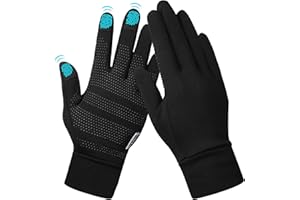 BQA Guanti da corsa invernali per uomini e donne, guanti touch screen leggeri per ciclismo, ciclismo, guida sportiva e attività all'aperto