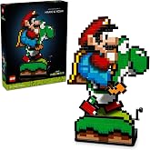 LEGO Super Mario Super Mario World: Mario ve Yoshi 71438 - Yetişkinler i&ccedil;in Sergilenebilir Koleksiyonluk Yapım Seti (1215 Par