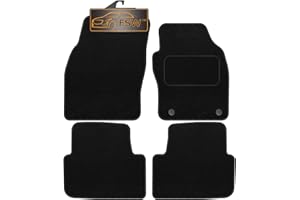 FSW - Tailored Car Mats & Carpets - Arona 2017 Onwards - Black Carpet - Anti Slip Mat - Non Slip Car Floor Mat, Fitted With Clips & Granulated Backing - 4 Pc Floor Mat Only