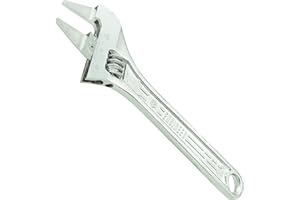 Engineer twm-07 "Smart" klucz nastawny z ultra cienkimi szczękami (tylko 2 mm grubości) do nakrętki BNC, klucza stożkowego, kółek krzesełkowych, nakrętki garnkowej itp., srebrny