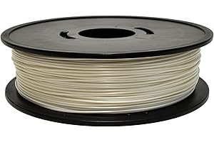 ARIANEPLAST Filament PLA - Matériel d'Impression 3D - 1.75mm - 1kg - Produit de Qualité et Certifié - Fabrication Française - Blanc Nacré