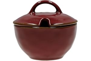 ROSE & TULIPANI MILANO ROSE E TULIPANI Concerto Rosso Malaga Zuccheriera Con Coperchio Cap. 250 cc Ø 11 cm