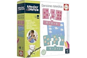 Educa - Yo aprendo Operaciones Matemáticas | Aprender es Divertido | Juguete Educativo niños 3 años | Practicarán sumas y restas a través de Divertidas dinámicas de Juego (18699)