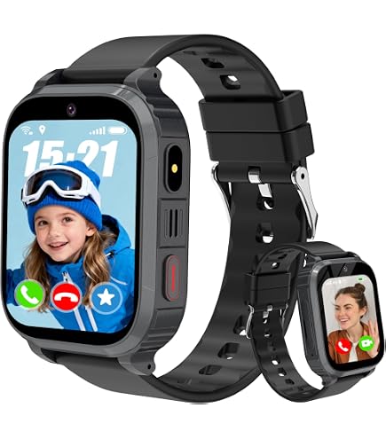 Montre Connectée Enfant GPS – Appels, Chat, SOS, étanche IP68, Jeux, Caméra, Cadeau Garçon Fille 4-12 Ans - 2