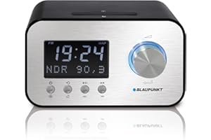 ‎BLAUPUNKT Blaupunkt CLRD 40 Radiowecker DAB+ mit Stromkabel – Digitaler Radio Wecker mit RDS, Funkuhr, dimmbarem LCD-Display, Sleep-Timer, Weckfunktion, UKW, Uhrzeit & Datum, klarer Klang, kompakt & modern