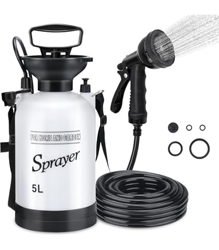 ERYUE Ducha De Camping, Ducha Portátil Para Acampar Al Aire Libre, Bomba De Ducha Eléctrica Recargable