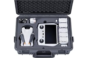 Lykus Titan MM330 Valigia Custodia Case impermeabile per DJI Mini 3 Pro e DJI RC Combo, supporta fino a 7 batterie [SOLO VALIGIA]