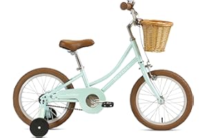 FabricBike Kids - Bicicletta per Bambini con Pedali per Bambini e Ragazze, Ruote Rimovibili da 12" e 16", 4 Colori