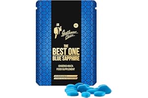 Gentleman's Choice™ Blue Sapphire | 40 Tablets | Fast Effect 100% Herbal Food Supplement | Fast Acting | Ginseng | Energy and Stamina Support | Made in UK