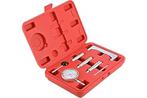 ISINEVER Förderbeginn Messuhr, Statischer Regleradapter-Einstellsteckersatz Kraftstoffdruckprüfgerät, Einspritzpumpen Timing Messgerät für Turbodieselmotoren Autoreparatur Kompatibel mit VW T3 T4