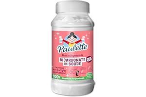 Paulette - Bicarbonate de Soude Ecocert - Nettoie, Ravive les Couleurs, Neutralise les Mauvaises Odeurs - 950g,Chimique
