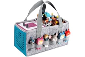Seracle Sac pour Toniebox Tonie, sac de transport pour kit de démarrage Toniebox et Tonies, casque, station de charge et autres accessoires, bleu, Étui de transport