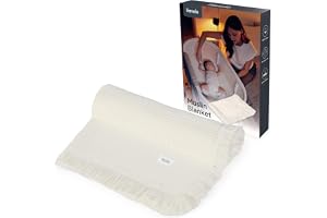 Lionelo Muslin Blanket Babyfilt med Fransar 70x100 cm, 6 Lager 100% Bomull