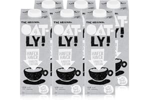 Oatly - Boisson d'Avoine Barista Edition - Paquet de 6 (6 x 1 litre)