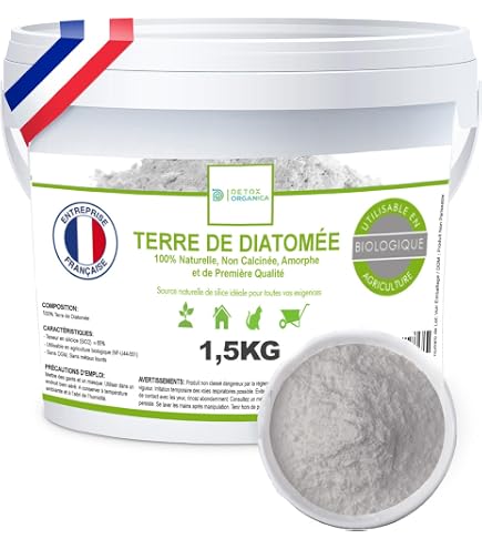 Poudreuse Terre De Diatomée Ocastuted - Capacité 350ml - Réglable - Pour Maison, Jardin, Poulailler, Serre - Anti-insectes Naturel