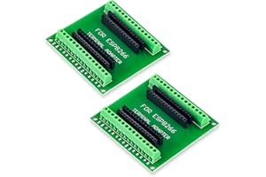 KeeYees 2 Pièces Kits de Carte d'Extension GPIO 1 en 2 pour ESP8266 ESP-12E Carte de Développement WiFi