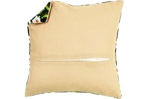 ‎VERVACO VERVACO Kissenrücken mit Reißverschluss ECRU Kissenrückseite Handarbeit Zubehör Basteln Erwachsene ca. 30 x 30 cm Nähen DIY Sticken Kreuzstich Kissenbezug Kreatives Handwerk Nähzubehör Stoff