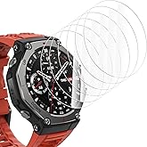Bigqin 6 Pieces Screen Protector Compatible with Amazfit T-Rex 3 Pro/ 3, HD Tempered Glass Film Compatible with Amazfit T-Rex