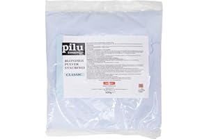 pilu cosmetic Blondierpulver 500g Beutel blau staubfrei I schonende Blondierung I Aufhellung bis zu 7 Nuancen I ultra-stark I blue bleaching powder I Anti-Gelbstich (CLASSIC STAUBFREI)