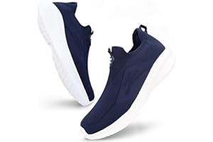 Giniros Basket Homme Chaussures Slip on Sneakers Chaussure sans Lacets de Course Baskets Fitness Running Basquettes Homme Chaussures de Respirante Chaussures de Tennis Confortables et Légères