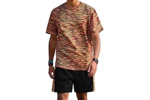 INNERSECT Men’s Sports T-Shirt & Shorts Set – Lightweight Polyester, Quick Dry, Breathable Activewear for Running, Gym, Training