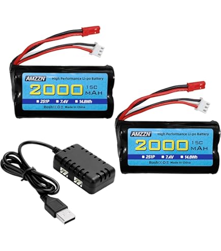 Batteria di ricambio da 7,4 V 2200 mAh per Futaba T6K T12K T10J T8J T6J 14SG 16SZ 18SZ 4PLS 4PL Telecomando Li-ion  44