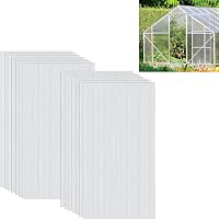 Produktbild von Plexiglas Platten 2000x1000 GARMIO® Hohlkammerstegplatten ACRI 6mm Gewächshausplatten 6mm 10,25 M² Gewächshaus Glas