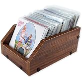 Ahşap 7" Plak Kasası (Ceviz)