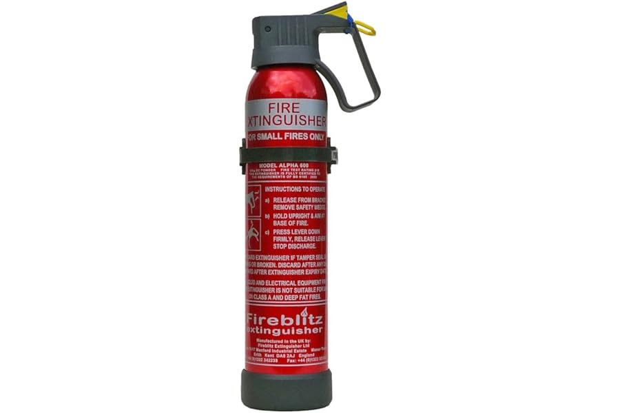 Fireblitz Alpha 600g Dry Powder Aerosol - Cars, Caravans, Camping, Travel