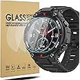 Diruite 4-Pack Screen Protector for Amazfit T-Rex/Amazfit T-Rex Pro Screen Protector Tempered Glass for Amazfit T-Rex/Amazfit T-Rex Pro Smart Watch [9H Hardness] [Anti-Scratch]