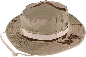 QMFIVE Tactique Boonie Chapeau, Camo Round Chapeau pêcheur Chapeau de Soleil pour Paintball Airsoft Camping Outdoor