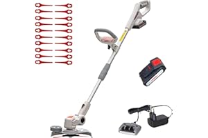 IKRA cortabordes IAT 20-1M incl. batería, cargador y 20x cuchillos de nylon