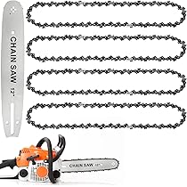 SÄGENSPEZI Set di 3 catene per motosega 3/8, 1,6 mm, 115 TG, taglio longitudinale, catena di ricambio adatta per quasi tutti i modelli di motosega