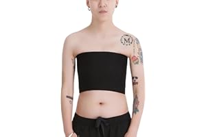BaronHong Tomboy Trans Lesbian bez ramiączek plus size spoiwo na klatce piersiowej z gumką 20 cm