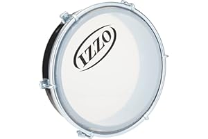 Izzo 6553 6-Inch ABS Tamborim - Black